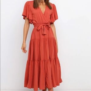 Like New Petal & Pup Barker Dress - Rust